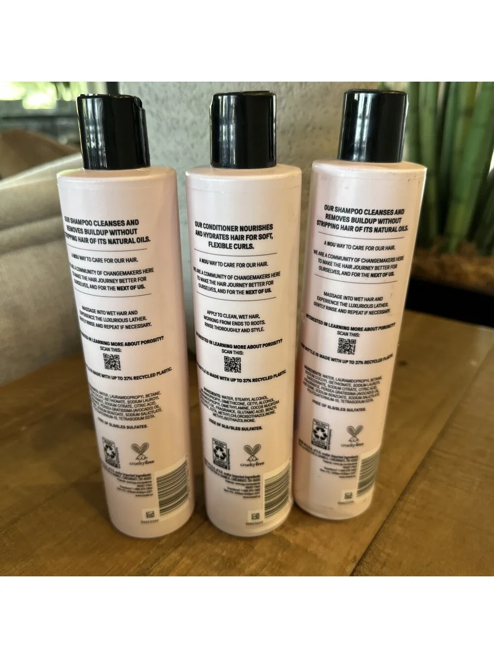 1 NoU Next Of Us Conditioner 10.1oz, 2 NoU Next Of Us Shampoo 10.1oz 3 Total